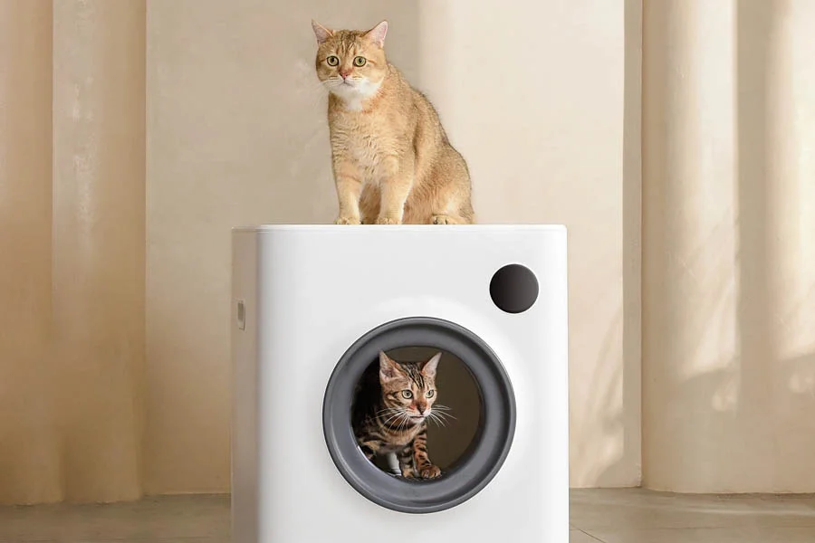 self cleaning cat litter box